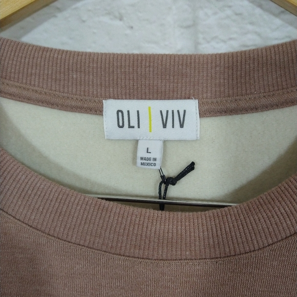 MWYM Nordstrom Oli Viv Casual Comfy Sweater Shorts 2pc Lounge Active Set Outfit - Picture 10 of 11